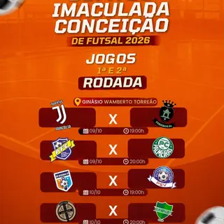 A 5ª Copa SB Imaculada Conceição segue movimentando o futsal de Serra Branca com quatro...