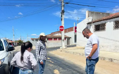 Após solicitação da Prefeitura, vistoria técnica define reparos em trechos de pavimentação de Serra Branca