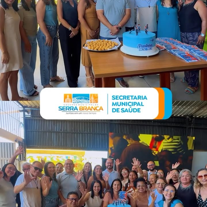 Secretaria de Saúde de Serra Branca homenageia ACS e ACE com almoço comemorativo