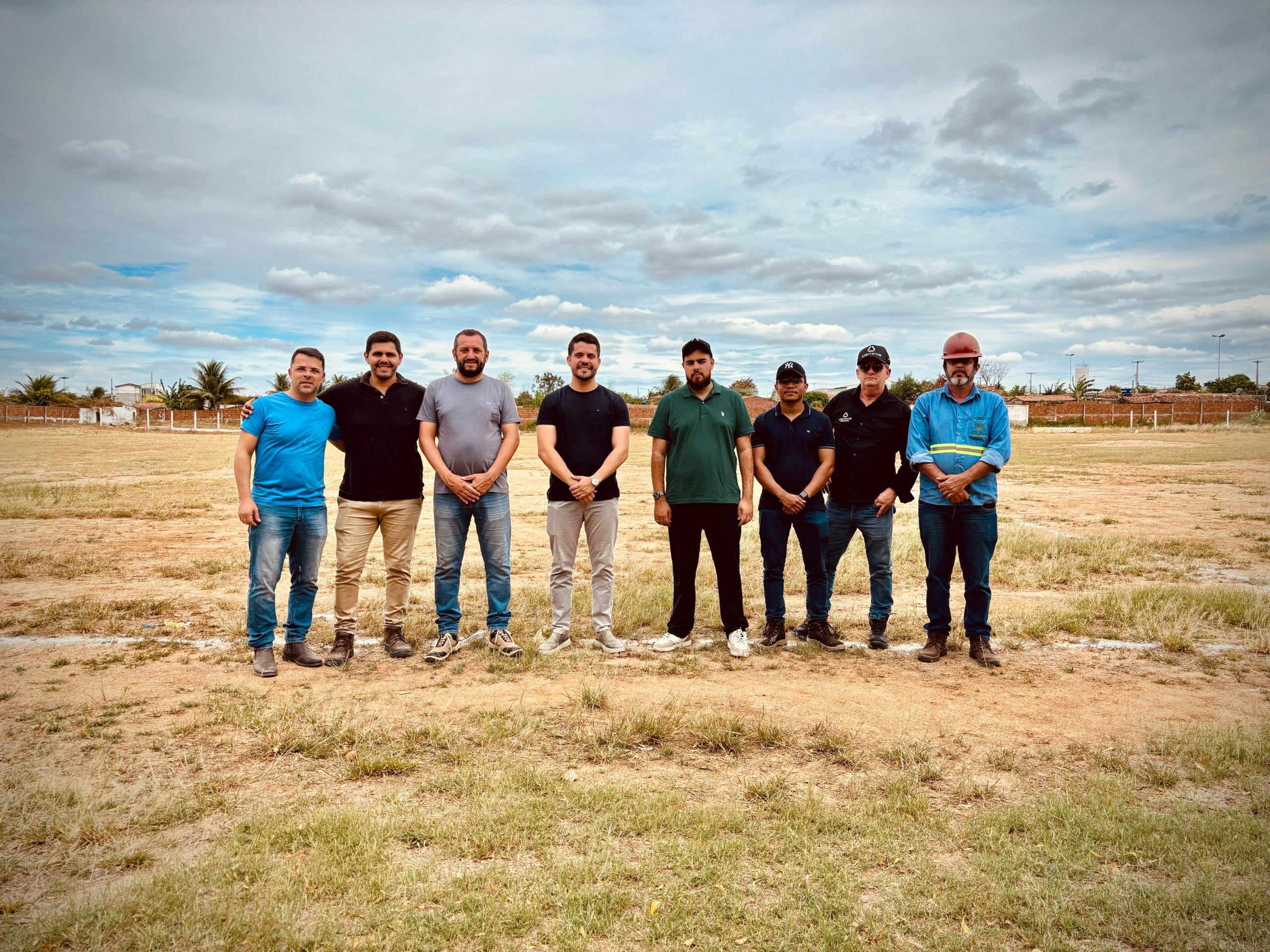 Prefeitura de Serra Branca inicia etapa de estudos técnicos para construção do novo estádio de futebol