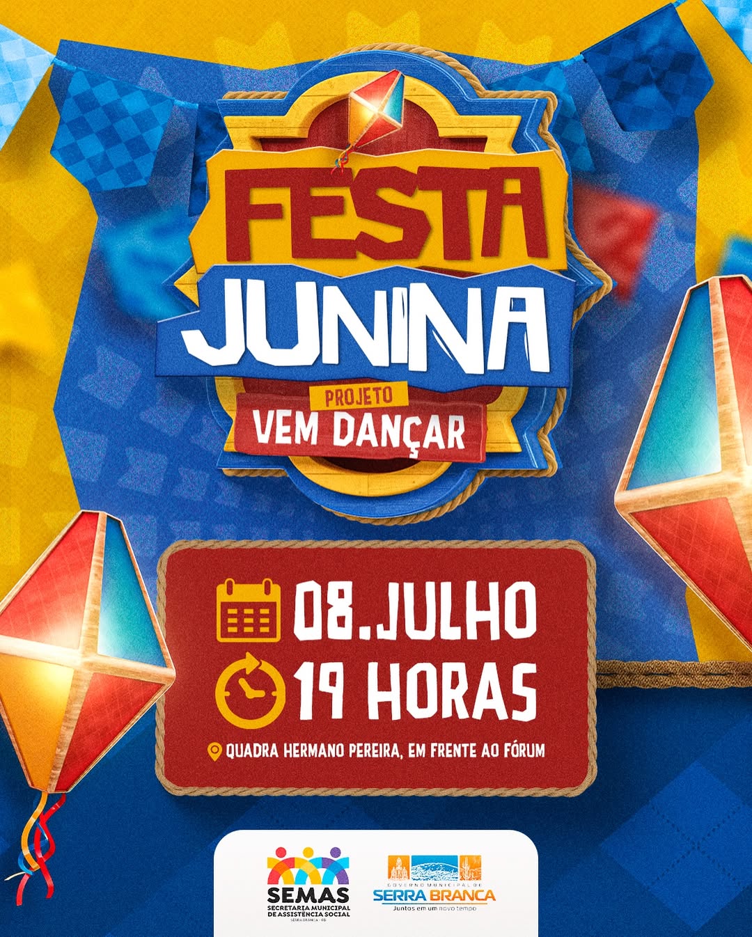 Projeto Vem Dançar celebra retorno com edição especial de Festa Junina