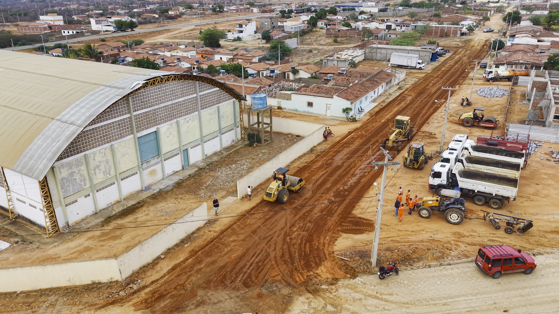 Prefeitura de Serra Branca inicia o maior programa de asfaltamento da história do município